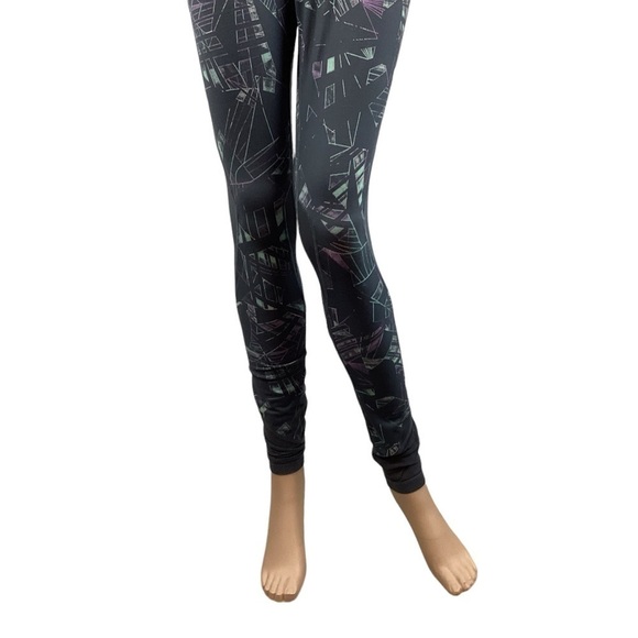 Zella Cut It Out High Waist Leggings Size S Grey Graphite Astral Print - Picture 3 of 6